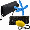 XIALUO Marine Kayak Anchor Kits 7 lb Folding Anchor Accessories with 50 ft Rope for Fishing Kayaks, Canoe, Jet Ski, SUP Paddle Board and Small Boats view 3