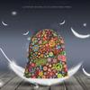 Beabes Peace Drawstring Bags Backpack Bag Sign Symbol Love Hippie Colorful Floral Butterfly Paisley Heart Leaf Sport Gym Sack Drawstring Bag String Bag Yoga Bag for Men Women view 2