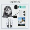 Beabes Animal Series Wolf Drawstring Backpack Bag - Hand Drawing Portrait, Cool Wild Wildlife Sport Gym Sack, Yoga Bag for Men & Women view 3