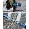 homeemoh Bike Pegs, 1 Pair Aluminum Alloy Anti-Skid Lead Foot Bicycle Pegs Axle Pedals Parts BMX MTB Bicycle Pedal Foot Pegs Applicable to The Axis of 10.5 mm,Silver view 4