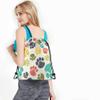 Beabes Paw Pattern Drawstring Bags Backpack Bag Cute Colorful Hand Drawn Doodle Prints Pet Puppy Footprint Drawing Sport Gym Sack Drawstring Bag String Bag Yoga Bag for Men Women view 4
