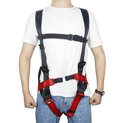 NewDoar Climbing Harness CE Certification Caving Rock Climbing Rappelling Equipment Body Guard Protect Rappelling Rescuing Equip(Full Body)