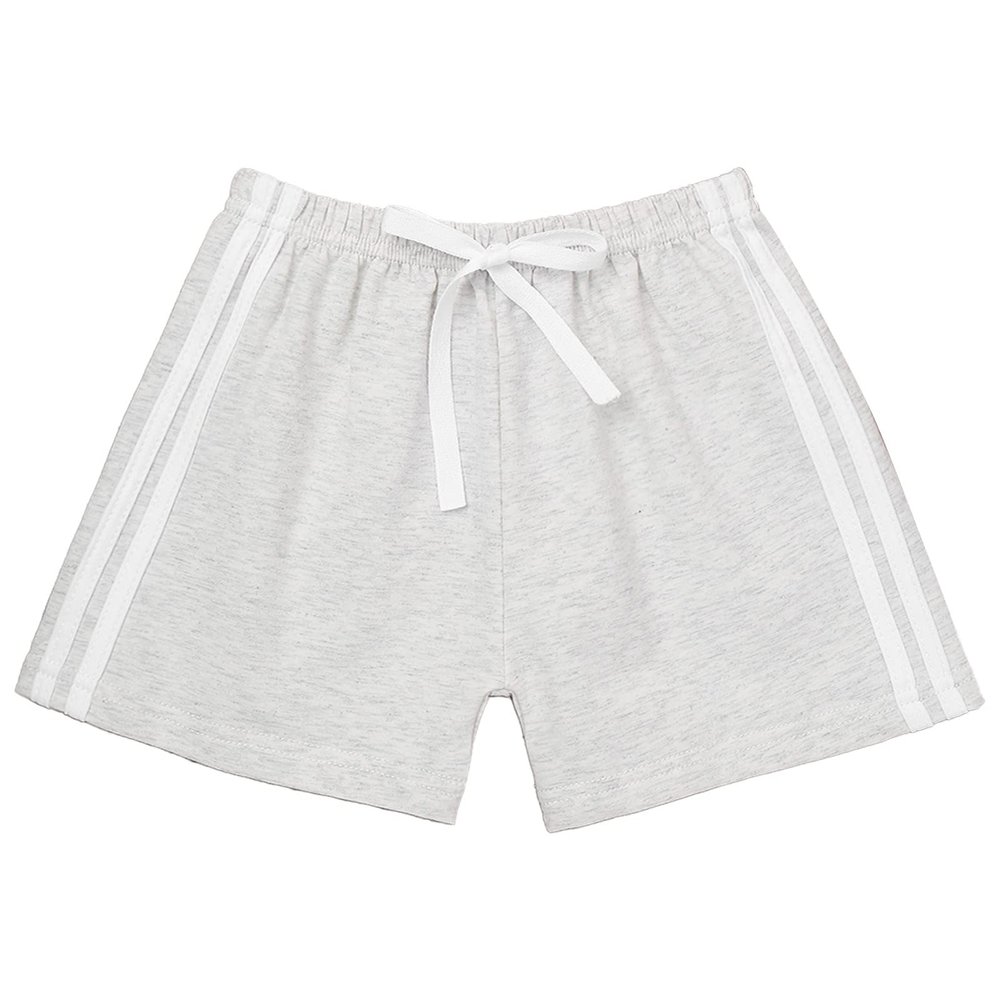Mufeng Kids Boy Girl Cotton Athletic Running Shorts Sport Jogger Pants Drawstring Sweatpants Summer Casual Beach Shorts Grey 7-8