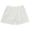 Mufeng Kids Boy Girl Cotton Athletic Running Shorts Sport Jogger Pants Drawstring Sweatpants Summer Casual Beach Shorts Grey 7-8 view 2