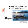 Tachiuwa 6pcs Round Tip-Ups Ice Fishing Rod with Flags Triangular Ice Fishing Poles view 2