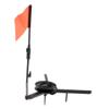 Tachiuwa 6pcs Round Tip-Ups Ice Fishing Rod with Flags Triangular Ice Fishing Poles view 3