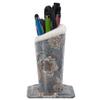 Aatacas Plush Lined Eyeglasses Holder, PU Leather Glasses Stand Case view 4