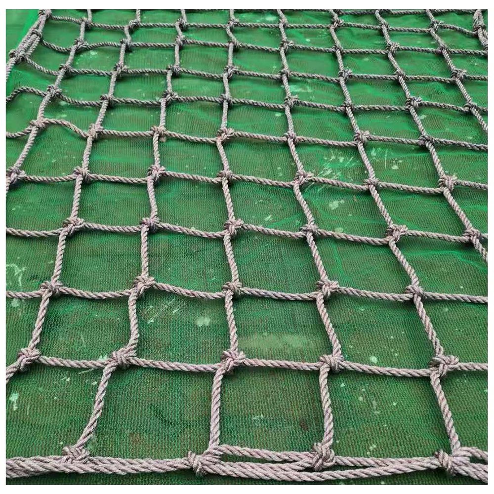 Rope Netting Climbing Nylon Climbing Kids Adults Climb Net Child Safety Net Non-Slip Sports Netting Cargo Net Heavy Duty Hemp Rope Cargo Net for Kids Adult Rock Playground Tree Net Outdoor Nets