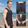 Dizokizo Wetsuit Vest for Men, 3mm Front Zipper Neoprene Wet Suit Top Sleeveless Jacket for Scuba Diving Kayaking Surfing Swimming (XL) view 3