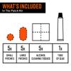 Tubolito Patch Kit Includes 5 Large and 5 Small Patches with Glue Cartridge | High-Temperature Resistance | Long-Term Sealing view 2