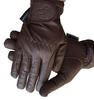 Horse Riding Men's Gloves All Leather 100% Real Leather TAN & Black Premium Quality Gents Equestrian Gloves (XL, Dark Brown) view 2