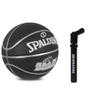 Spalding Slam Dunk NBA Black Basketball Ball with Pump Men's Official Ball Size 5, 6, 7 (7) view 1