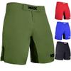 MMA BJJ Unisex Training Cage Fighting Grappling Martial Arts Boxing Muay Thai Wrestling Shorts Olive Large view 1