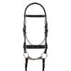 Aramas Plain Raised Padded Bridle Full Black/Black view 1