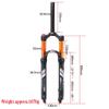 26/27.5/29" Magnesium Alloy Ultralight Suspension Front Forks MTB Double Air Chamber With Rebound Adjust 26/27.5/29 Inch Fork Shoulder Control QR 9mm Mountain Bicycle Travel 120mm Shock Absorber Acce view 2