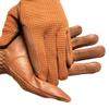 mustang eq Ladies Horse Riding Women's Gloves Equestrian Real Leather & Cotton Premium Quality in TAN (Large) view 4