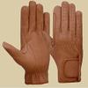 Horse Riding Men's Gloves All Leather 100% Real Leather TAN & Black Premium Quality Gents Equestrian Gloves (XL, Tan) view 1