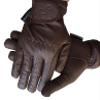 Horse Riding Men's Gloves All Leather 100% Real Leather TAN & Black Premium Quality Gents Equestrian Gloves (Large, Dark Brown) view 2