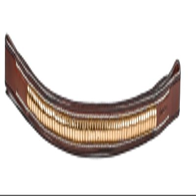 HK Americana Brass Clincher Browband