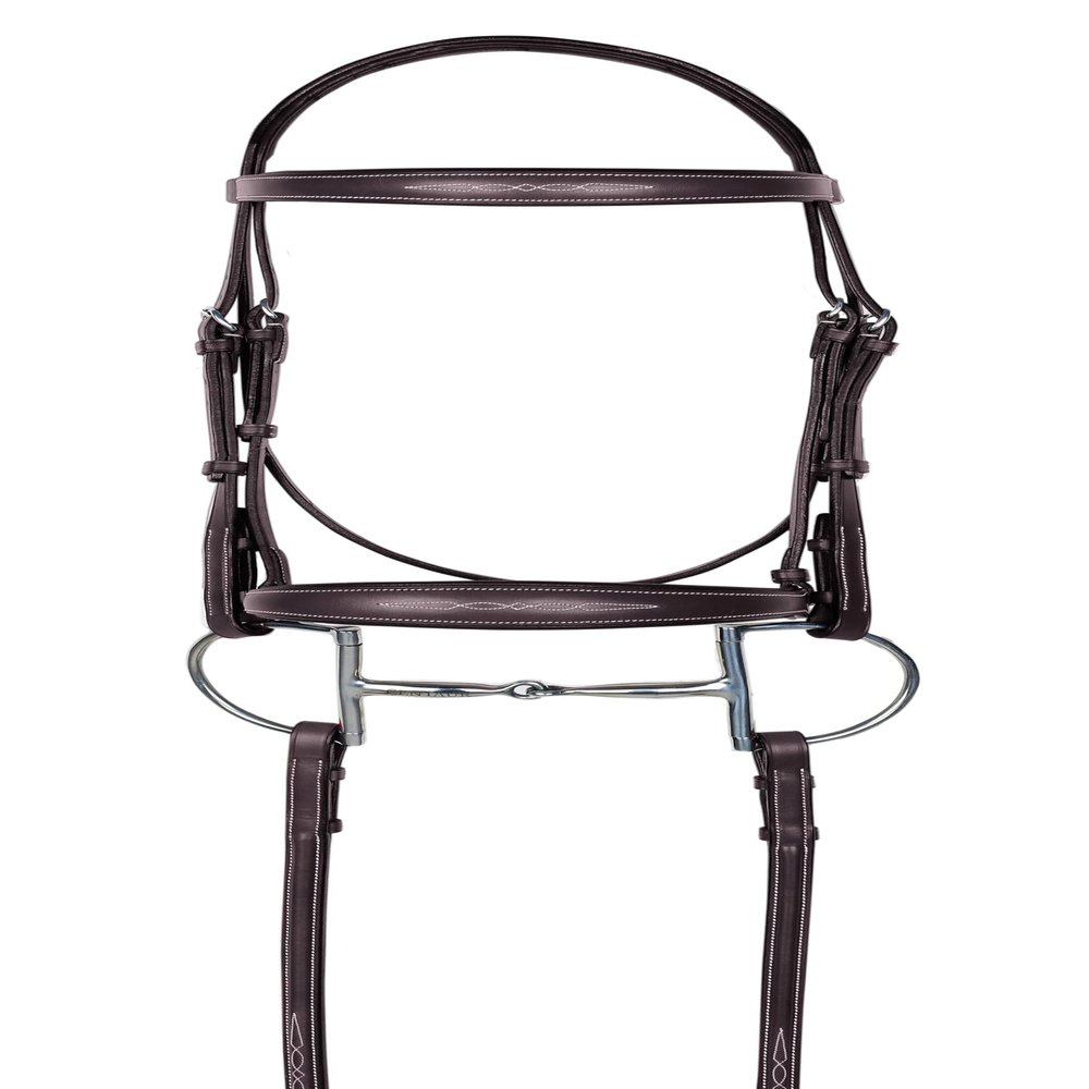 ARAMAS Mild Raised Z-Shape Bridle with Rubber Reins