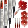Unicorn Soft Tip Professional Darts Set | Core Striker Series Style 5 | 80% Natural Tungsten Barrels | 23 g view 1