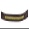 Harmohn Kraft HK Americana Double Row Lime Crystal Browband view 1