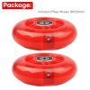 WHEELGOO Rear 80mm Light Up White Flashing 3-Wheeled Kid Scooter Replacement Wheels Compatible with Micro Globber Lascoota Kick Scooter, 2-Pack (Red) view 4