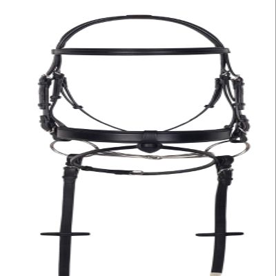 ARAMAS Square Mild Raised Wide Dressage Bridle with Leather Reins