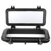 BHDK, Marine Deck Hatch,Rectangle Opening Porthole,Replacement Window Port Hole Boat Deck Hatch Access Hatch & Lid for YachtMarineBoatPortlights Windows,400x200mm,Black view 1