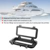 BHDK, Marine Deck Hatch,Rectangle Opening Porthole,Replacement Window Port Hole Boat Deck Hatch Access Hatch & Lid for YachtMarineBoatPortlights Windows,400x200mm,Black view 3