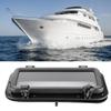 BHDK, Marine Deck Hatch,Rectangle Opening Porthole,Replacement Window Port Hole Boat Deck Hatch Access Hatch & Lid for YachtMarineBoatPortlights Windows,400x200mm,Black view 4