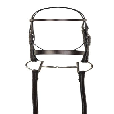 ARAMAS Flat Hunt Bridle with Lace Reins