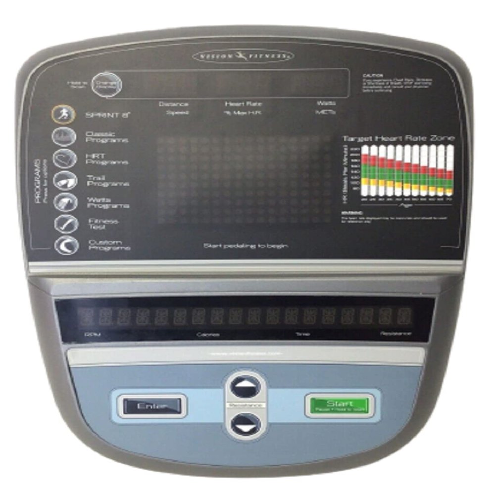Display Console Assembly 091057 Works W Vision Fitness X70 - EP303 Elliptical
