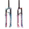 Mountain Bike Front Fork 27.5/29Inch AluminumAlloy 120mm Travel Air Gas SuspensionStraight Tube Shockproof Vacuum Plated Colorful MTB Fork Bike Accessory view 2