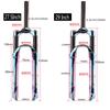 Mountain Bike Front Fork 27.5/29Inch AluminumAlloy 120mm Travel Air Gas SuspensionStraight Tube Shockproof Vacuum Plated Colorful MTB Fork Bike Accessory view 3