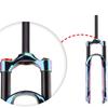 Mountain Bike Front Fork 27.5/29Inch AluminumAlloy 120mm Travel Air Gas SuspensionStraight Tube Shockproof Vacuum Plated Colorful MTB Fork Bike Accessory view 4