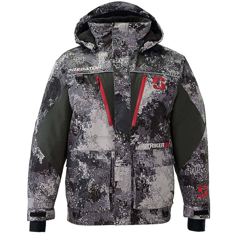 Striker Men's Pr?dat?r Jacket | Cold Weather Durable Windproof Water-Resistant Breathable Outdoor Ice Fishing Jacket, Veil Stryk, XX-Large