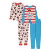 DreamWorks Where's Waldo? Big Boys' Snug-Fit Cotton Pajamas, 4-Piece Set, 8 view 1