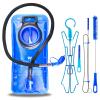 WACOOL 2L 2.5L 3L BPA Free PEVA Hydration Pack Bladder Leak-Proof Water Reservoir (Hydration Bladder With Cleaning Kit, 2L) view 1