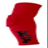 Custom Pick Your Number or Letters Elbow Pad - Moisture Wicking Sports Compression Arm Sleeve (Large Right Arm, Red) view 3