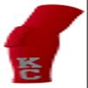 Custom Pick Your Number or Letters Elbow Pad - Moisture Wicking Sports Compression Arm Sleeve (Large Left Arm, Red) view 3
