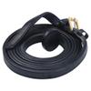 Billy Royal Flat Leather Show Lead | Color Black | Unrivaled Durability & Comfort | Ideal for Equestrian Enthusiasts | Extra-Long with Hand Stop view 1
