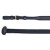 Billy Royal Flat Leather Show Lead | Color Black | Unrivaled Durability & Comfort | Ideal for Equestrian Enthusiasts | Extra-Long with Hand Stop view 2