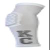 Custom Pick Your Number or Letters Elbow Pad - Moisture Wicking Sports Compression Arm Sleeve (Medium Left Arm, White) view 2