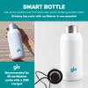 Glo - UV Water Smart Bottle | Eliminates Bad Odor and Taste | Double Insulation Stainless Steel BPA Free 400ml | Keeps Water Hot 12h and Cold 24h | Perfect for Camping Hiking Cycling and Survival view 4