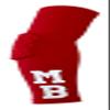 Custom Pick Your Number or Letters Elbow Pad - Moisture Wicking Sports Compression Arm Sleeve (Medium Right Arm, Red) view 2