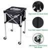 OLE ANDIGO Tennis Ball Hopper Ball Cart, Can Hold 165 Balls Tennis Basket, Foldable and Disassembled Comes Pickleball Hopper with Storage Bag,Suitable for Tennis/Pickleball/Baseball/Softball view 4