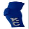 Custom Pick Your Number or Letters Elbow Pad - Moisture Wicking Sports Compression Arm Sleeve (Large Left Arm, Blue) view 2