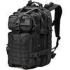 Tru Salute 45L Military Black Tactical Backpack Large Army 3 Day Pack Molle Bug out Bag Rucksack Backpack Military Black view 1