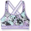 Under Armour Girls' Crossback Mid Printed, Vivid Lilac (560)/Black, Youth X-Large view 1